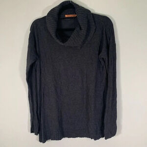 Belldini Sweater Women’s Medium Grey Cowl Neck Long Sleeve Pullover